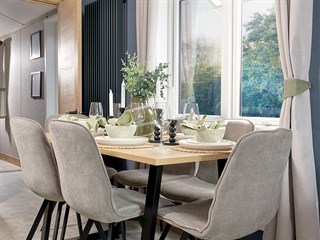 2027 ABI Westwood Lodge Static Lodge Holiday Home dining area