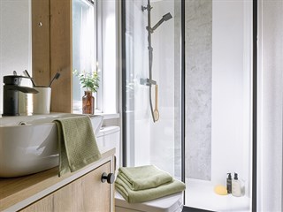2027 ABI Westwood Lodge Static Lodge Holiday Home shower room