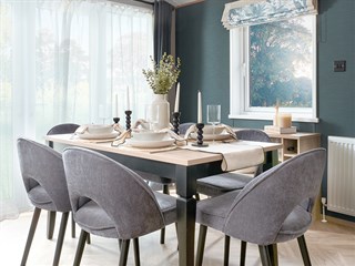 2027 ABI Keilder Static Caravan Holiday Home dining area