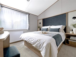 2027 ABI Keilder Static Caravan Holiday Home main bedrooom