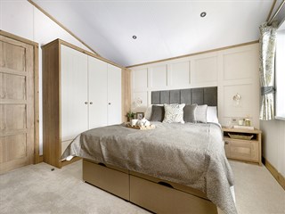 2027 ABI Harrogate Static Caravan Holiday Home main bedroom