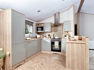 2027 ABI Eden Static Caravan Holiday Home kitchen