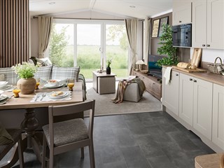 2027 Swift Morlaix Static Caravan Holiday Home lounge