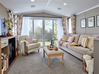 2027 Swift Clermont Static Caravan Holiday Home lounge