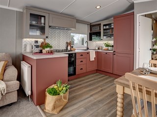 2027 Swift Clermont Static Caravan Holiday Home kitchen