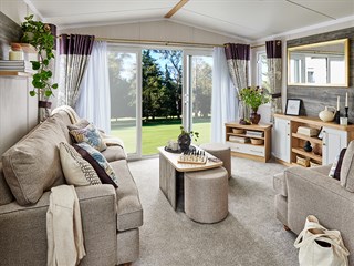 2027 Swift Bordeaux Static Caravan Holiday Home lounge