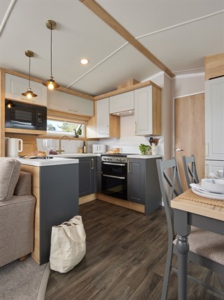 2027 Swift Bordeaux Static Caravan Holiday Home kitchen