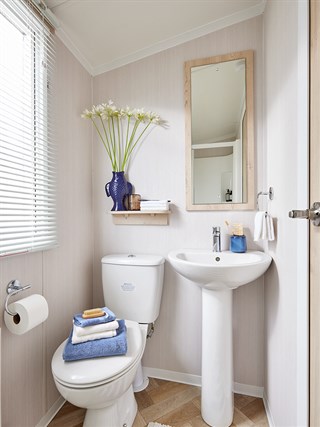 2027 Swift Royan Static Caravan Holiday Home shower room