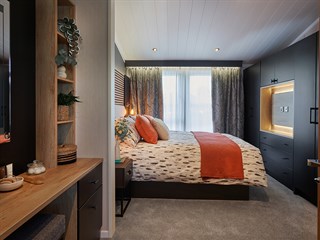 2027 Swift Toronto Urban Static Lodge Holiday Home main bedroom