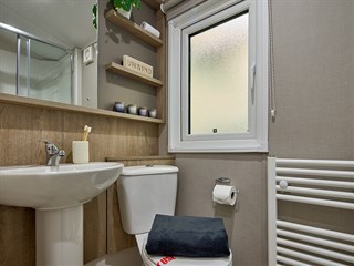 2027 Willerby Salisbury Static Caravan Holiday Home shower room