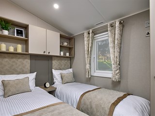 2027 Willerby Salisbury Static Caravan Holiday Home twin bedroom
