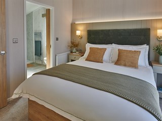 2027 Swift Country Toronto Static Lodge Holiday Home main bedroom