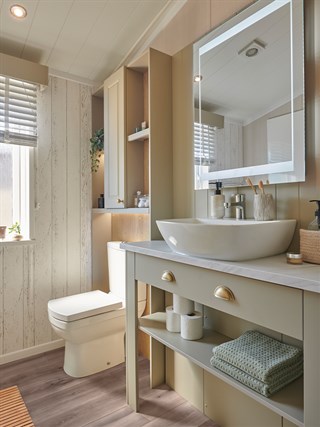 2027 Swift Country Toronto Static Lodge Holiday Home washroom