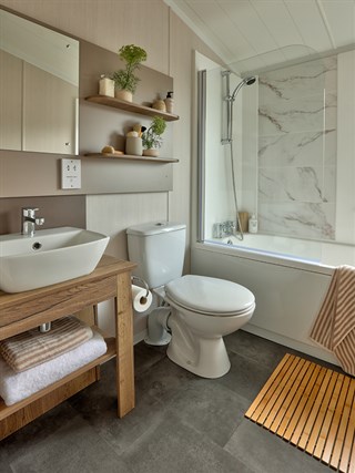 2027 Swift Montreal Static Lodge Holiday Home wash room