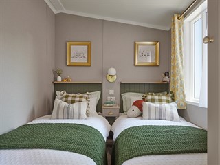 2027 Swift Vendee Lodge Static Lodge Holiday Home twin bedroom