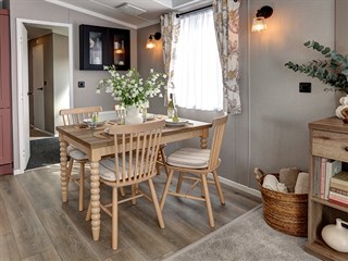 2027 Swift Clermont Lodge Static Lodge Holiday Home dining area
