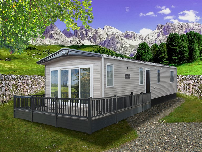 2022 ABI Saffron Static Caravan Holiday Home 3 bedroom exterior