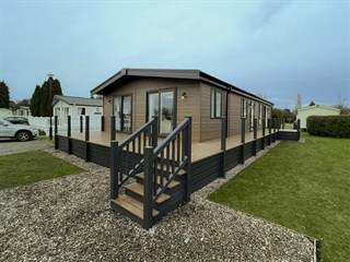 2024 Atlas Laburnum Lodge 44ft x 22ft 2 bedroom Static Lodge Holiday Home exterior