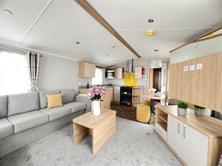 2023 Willerby Castleton 8ft x 12.5ft, 3 bedroom Static Caravan Holiday Home lounge overview