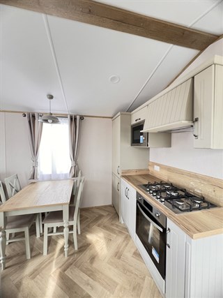2023 Atlas Debonair 38ft x 12ft 3 bedroom Static Caravan Holiday Home kitchen