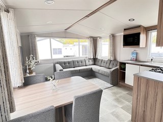 2025 Swift Royan 28ft x 12ft 2 bedroom Static Caravan Holiday Home lounge area