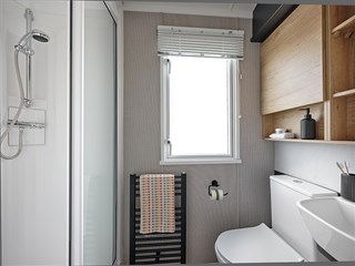 2027 Swift Bordeaux Urban bedroom Static Caravan Holiday Home shower room