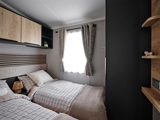 2027 Swift Bordeaux Urban bedroom Static Caravan Holiday Home twin bedroom