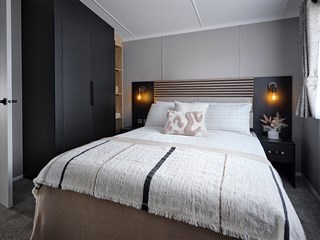 2027 Swift Bordeaux Urban bedroom Static Caravan Holiday Home main bedroom