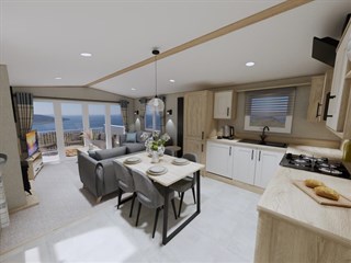 2027 ABI Beverley Static Caravan Holiday Home lounge