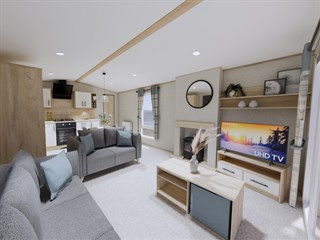 2027 ABI Beverley Static Caravan Holiday Home lounge