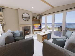 2027 ABI Beverley Static Caravan Holiday Home lounge window