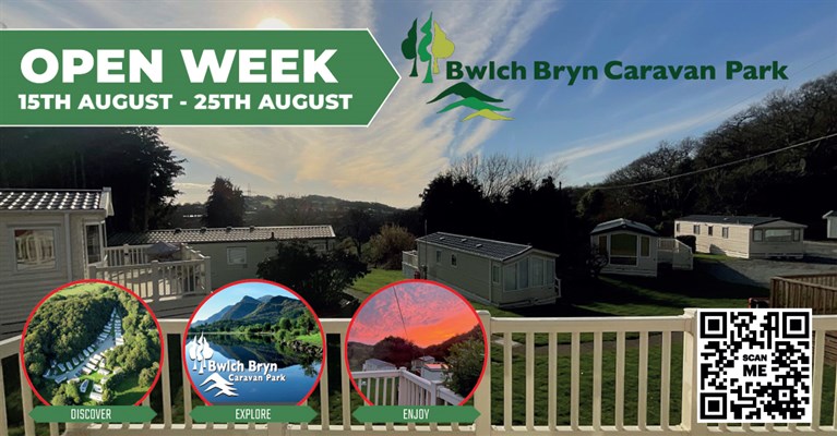 Open week at Bwlch Bryn Caravan Park