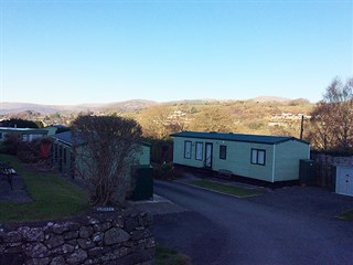 Spectacular views from Tan Y Fron Caravan Park, Dolgellau