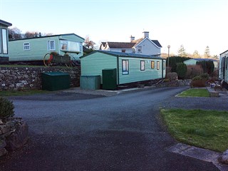 Environmental Green Caravans at Tan Y Fron Caravan Park, Dolgellau