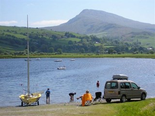 Llyn Tegid at Werngoch Caravan Park, Bala