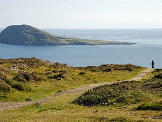 Caer Odyn Caravan Park, Edern. Bardsey Island