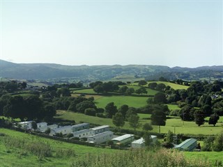 Parc Carafanau Meusydd, Glan Conwy