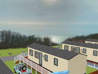 Treheli Farm Caravan Park new development render from the left