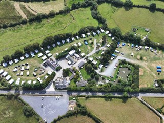 Llwyn Fynnon Caravan Park, Pwllheli aerial view