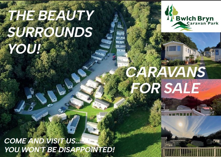 Bwlch Bryn Caravan Park, Penrhyndeudraeth, Nr Porthmadog