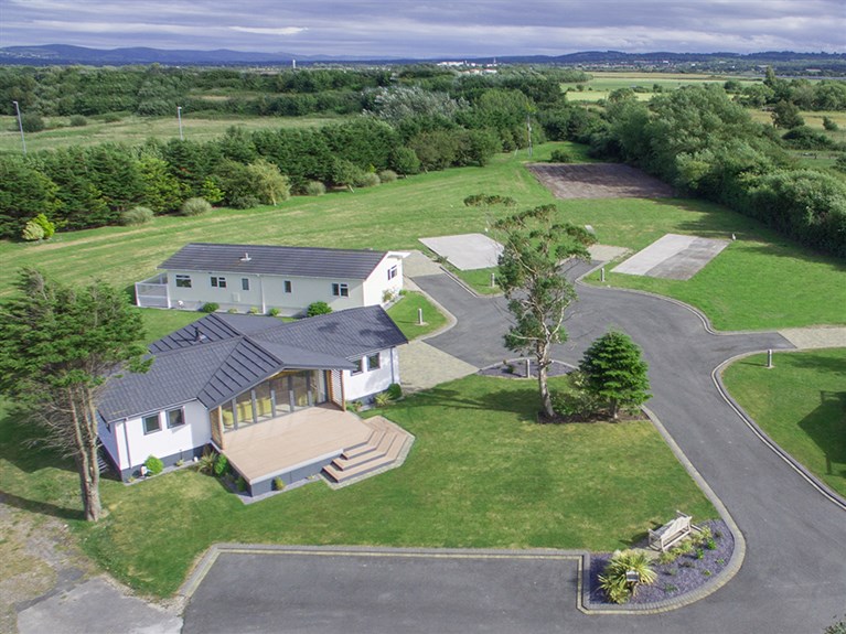 The Paddocks Lodge Park, Kinmel Bay aerial view