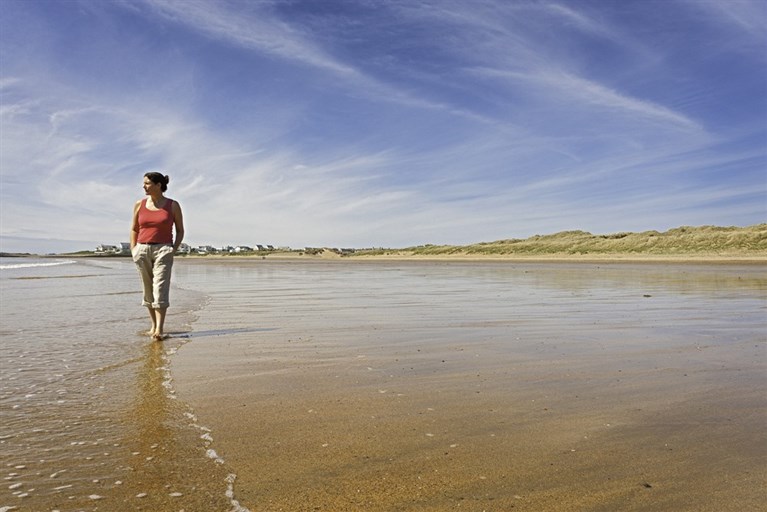 Traeth Llydan beach, Rhosneigr