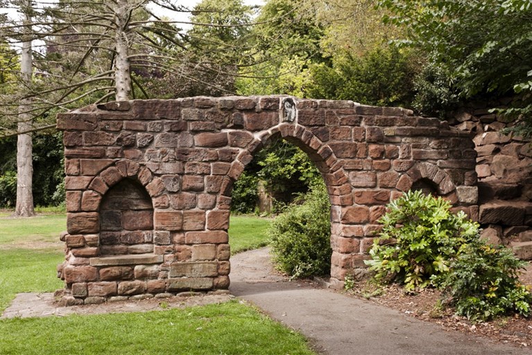 A doorway from old St. Michael's Church