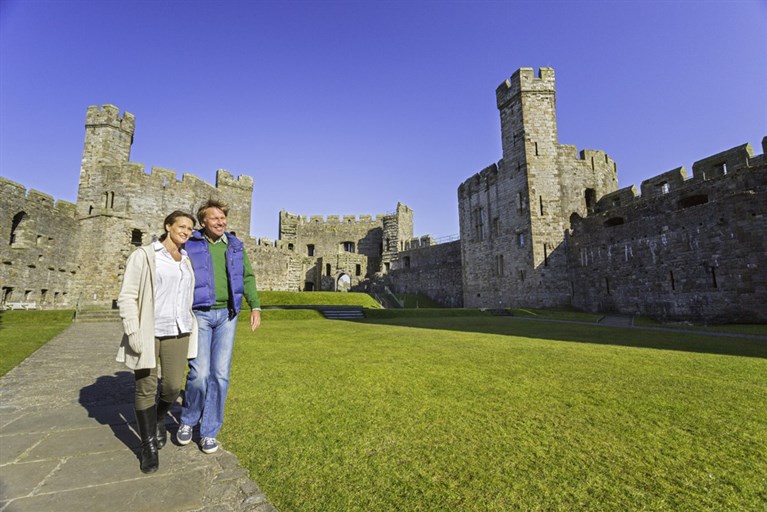 Exploring Caernarfon Castle