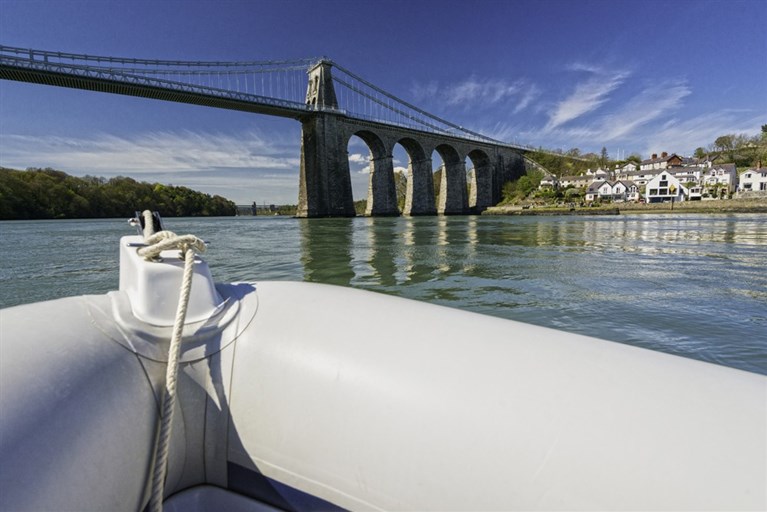 RIB ride on the Menai Strait