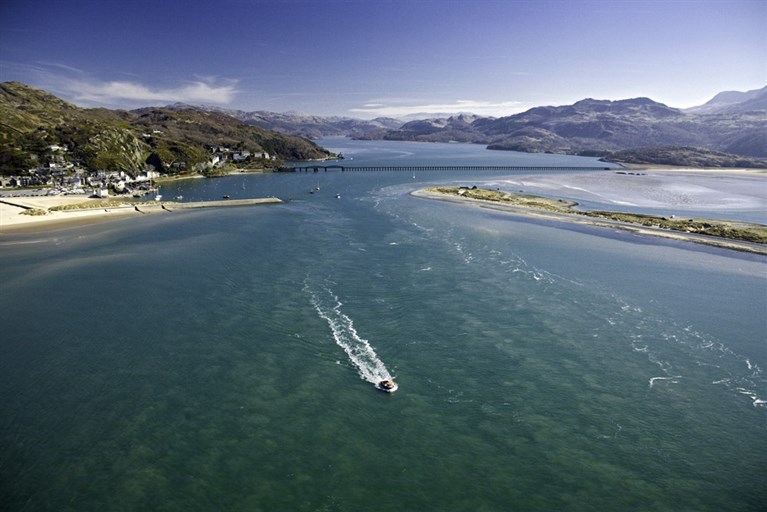 Barmouth and Mawddach estuary